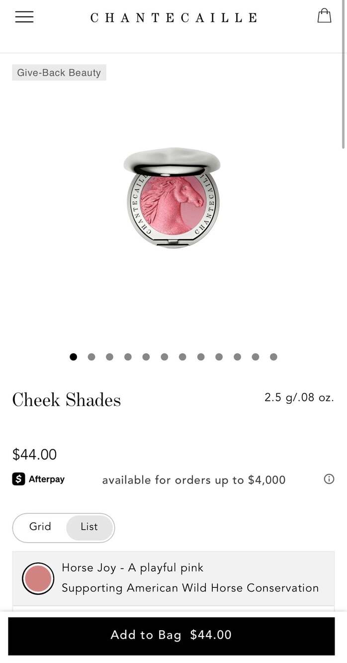 Chantecaille Philanthropy Cheek Shade in Joy (Wild Horse). NIB! - Picture 8 of 12